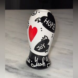 Joanne Delomba With Love Ceramic 6” Bud Vase